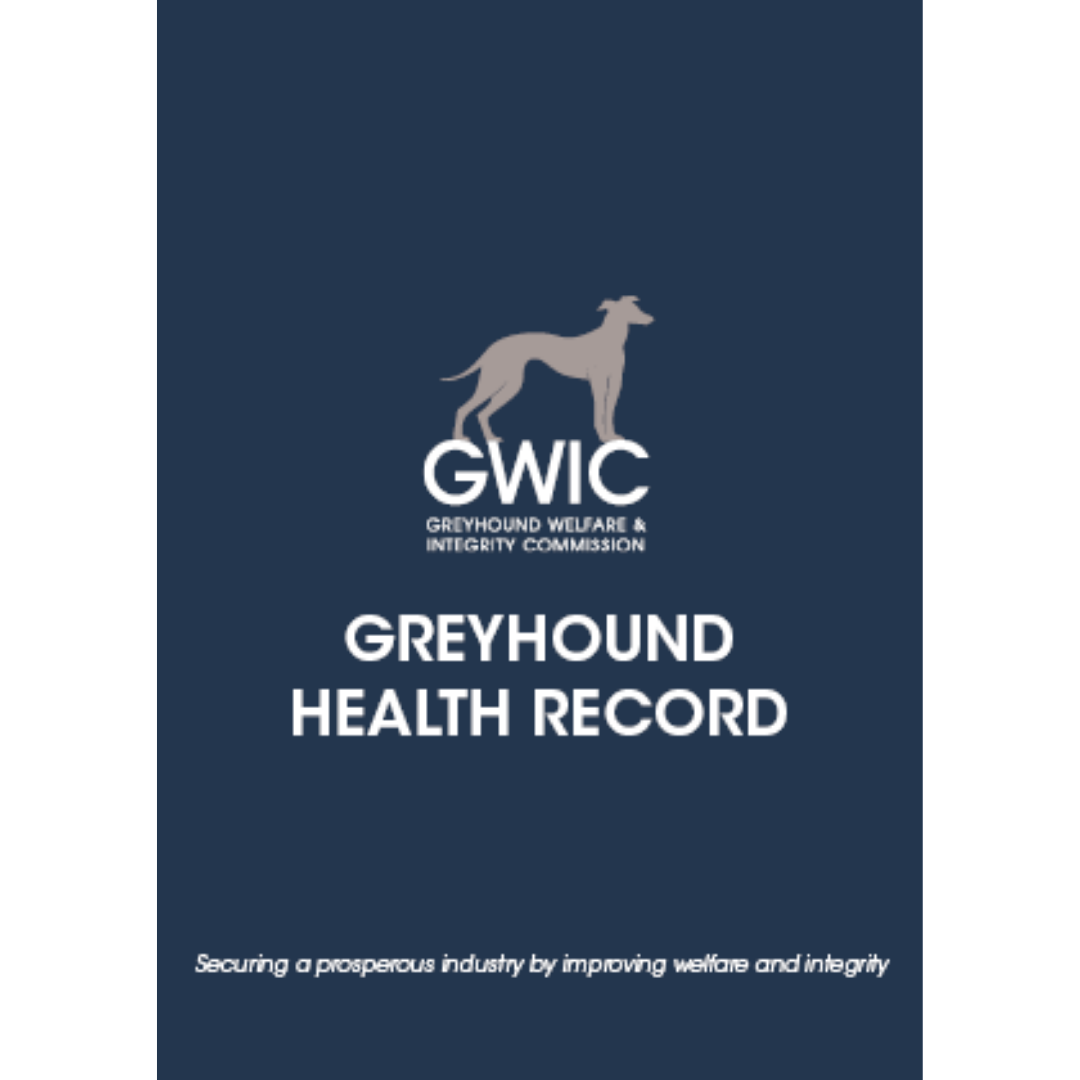 Image of the Greyhound Health Record template