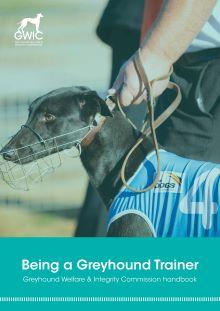 Being a greyhound trainer handbook cover image